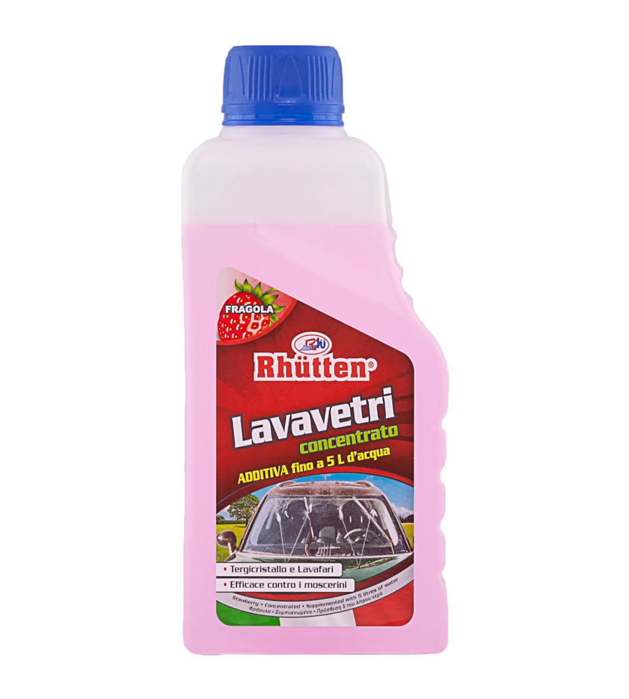 Detergente lavavetri concentrato rhutten "fragola", 250 ml